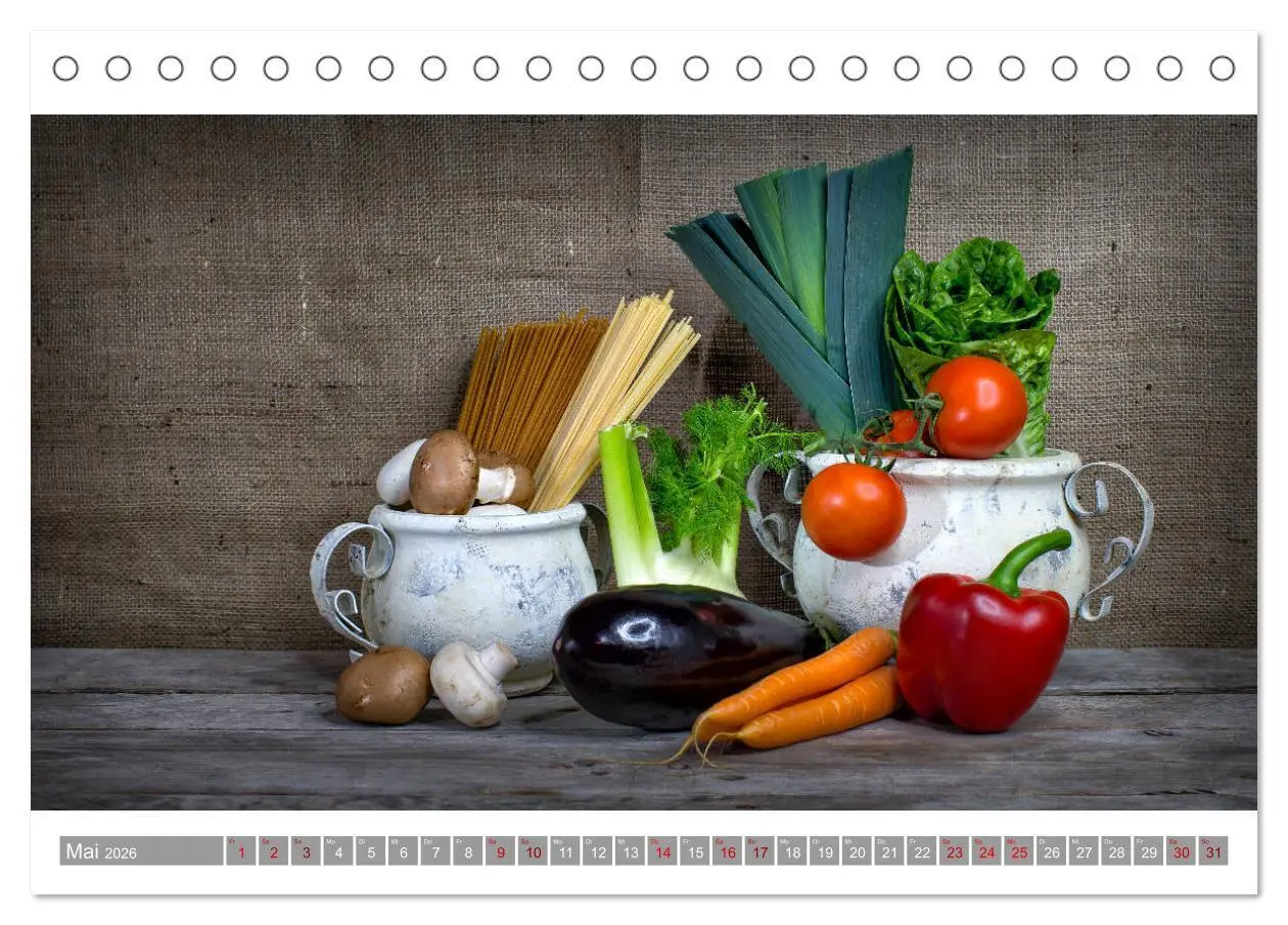 Bild: 9783457793572 | Lebenselixier Obst und Gemüse (Tischkalender 2026 DIN A5 quer),...