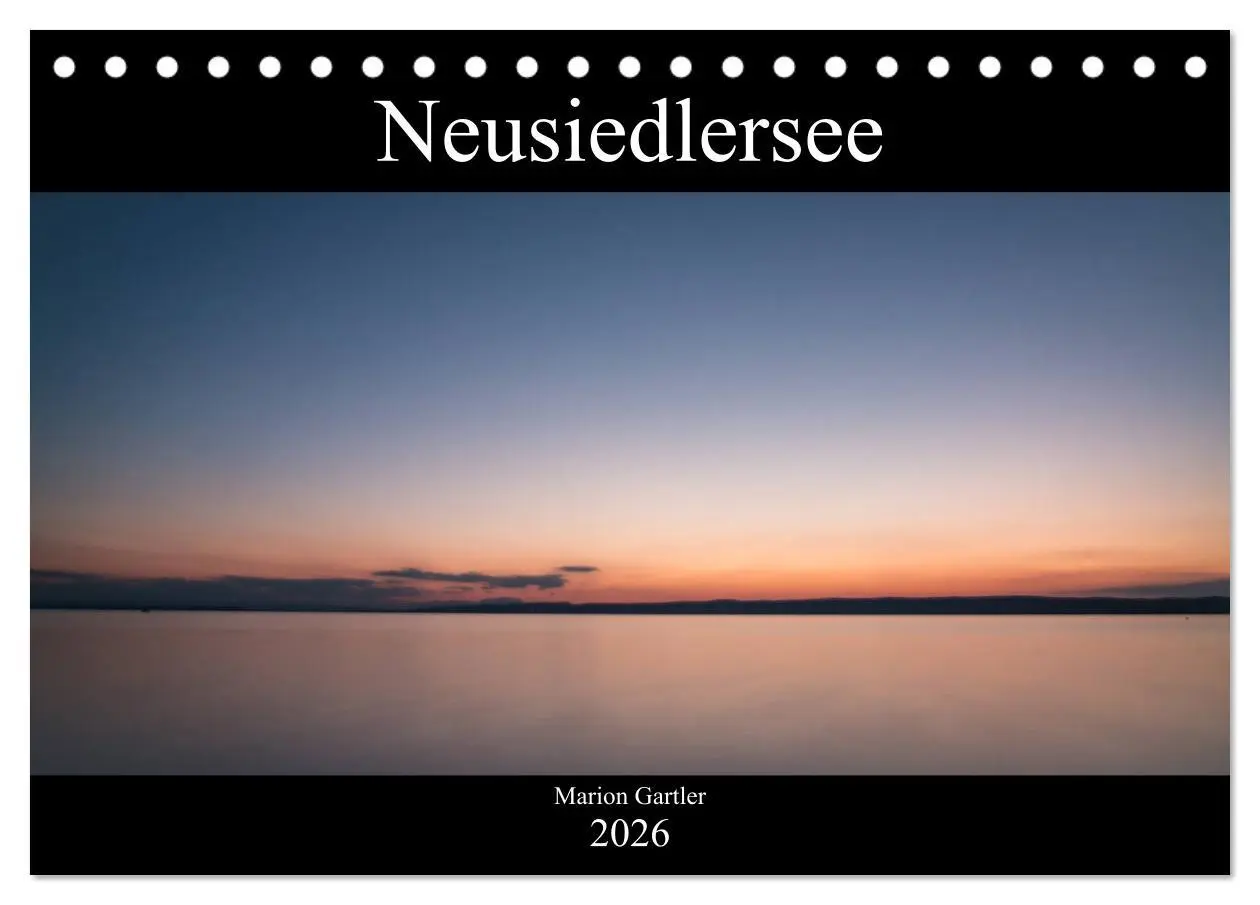 Cover: 9783457933572 | Der idyllische Neusiedlersee (Tischkalender 2026 DIN A5 quer),...