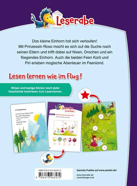 Bild: 9783473463572 | Leserabe Sonderausgaben - Einhorn- und Feengeschichten zum Lesenlernen