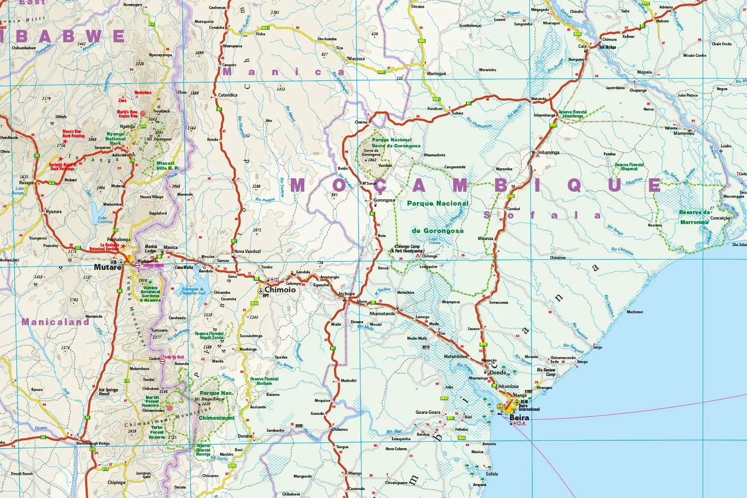 Bild: 9783831773572 | Reise Know-How Landkarte Mosambik, Malawi (1:1.200.000) | GmbH | 2 S.