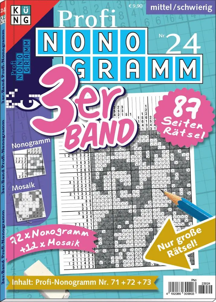 Cover: 9783905573572 | Profi-Nonogramm 3er-Band Nr. 24 | Conceptis Puzzles | Taschenbuch