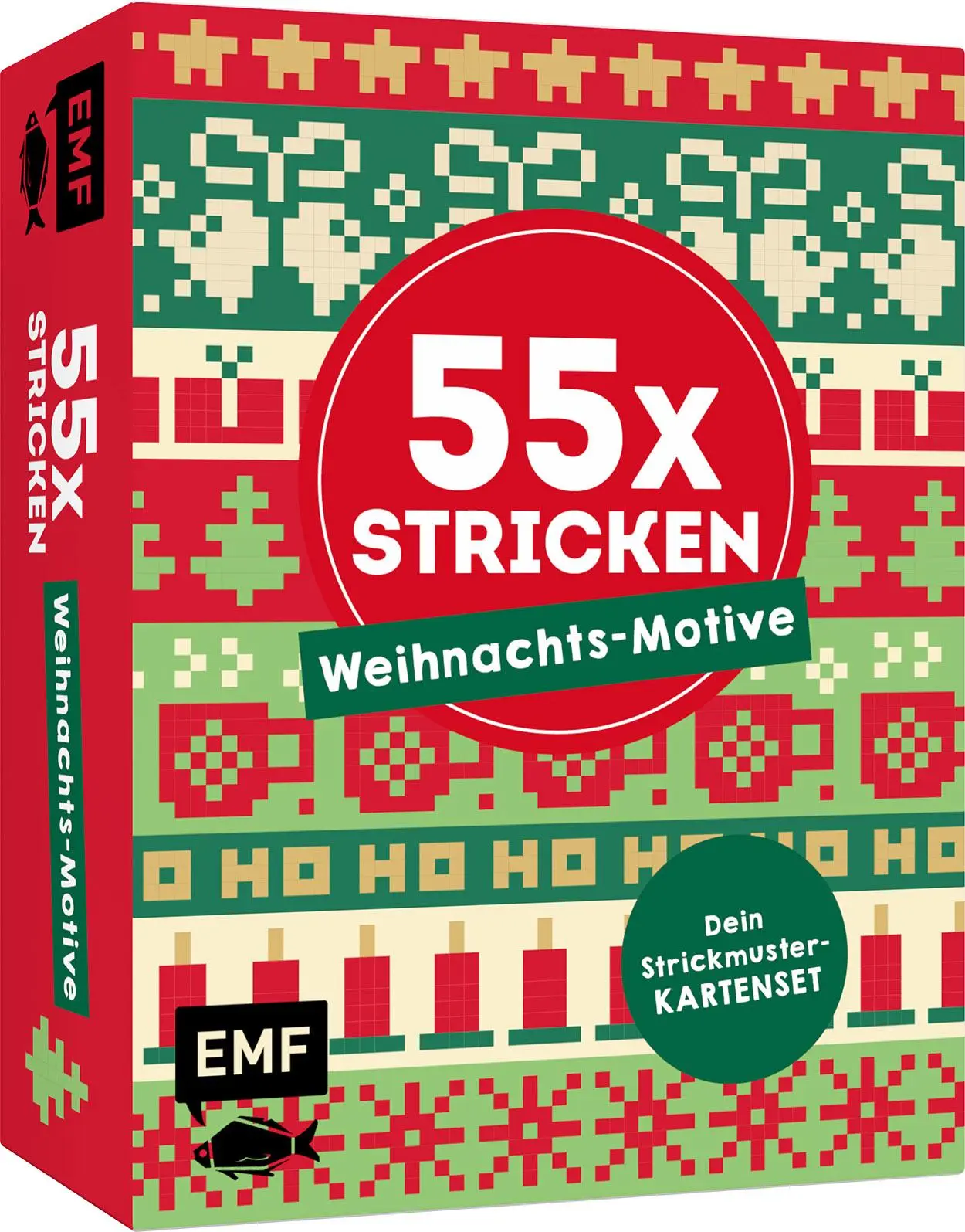 Cover: 4260478343672 | 55 x stricken - Weihnachts-Motive: Deine Strickmustersammlung als...
