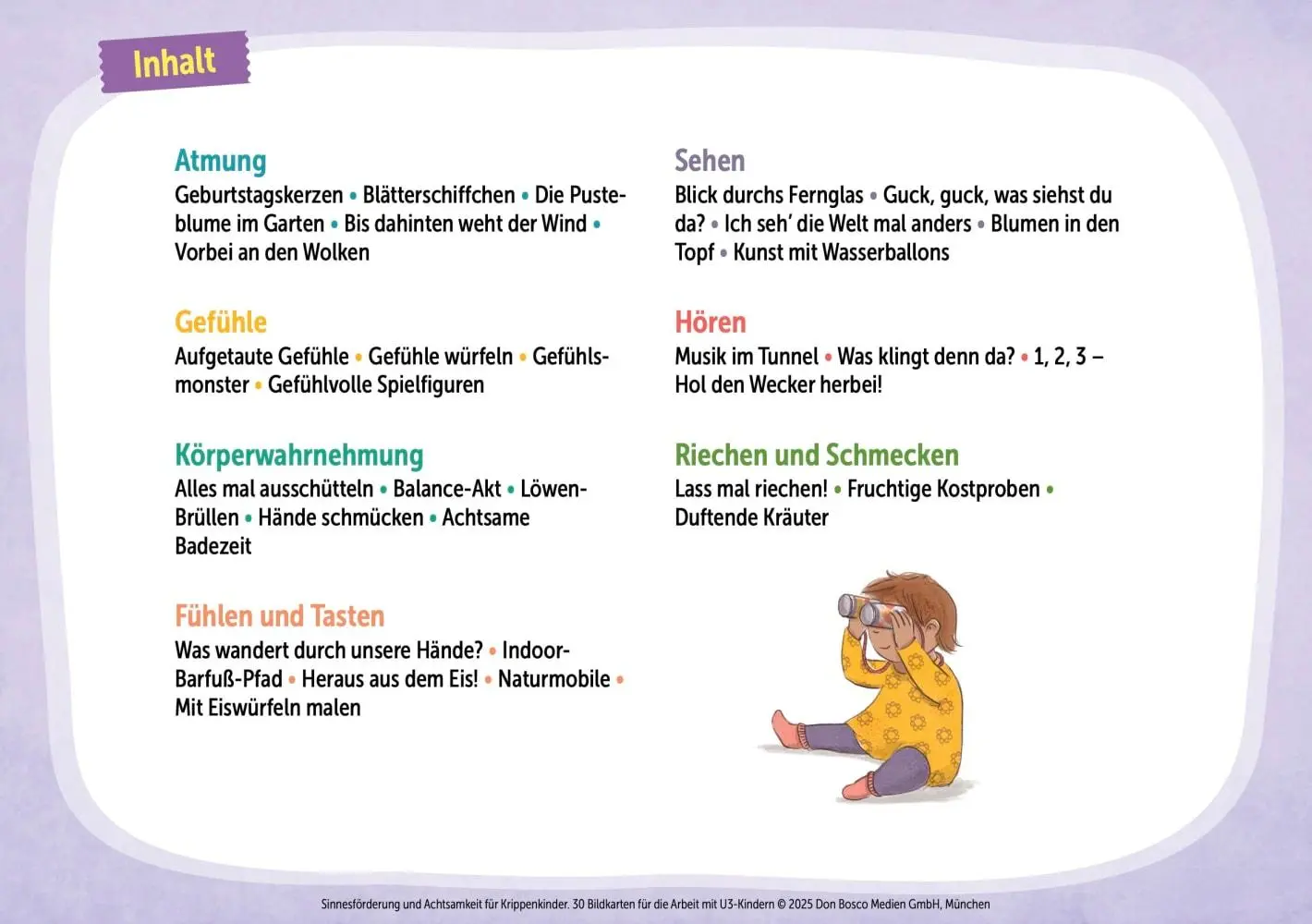 Bild: 4260694923672 | Sinnesförderung und Achtsamkeit für Krippenkinder | Henrike Becher