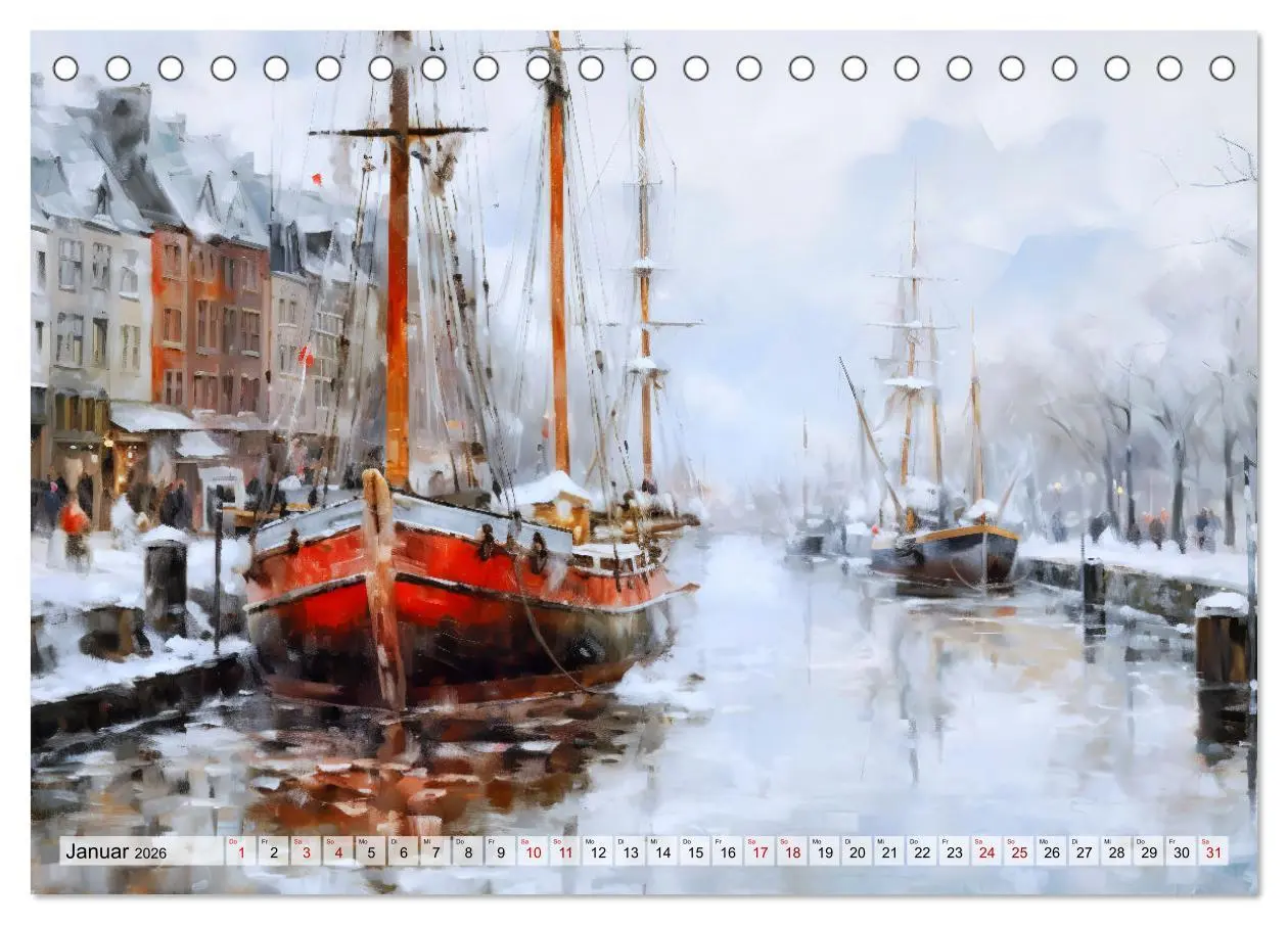 Bild: 9783457473672 | Hafenkante - Ein Leben mit und für den Hafen (Tischkalender 2026...