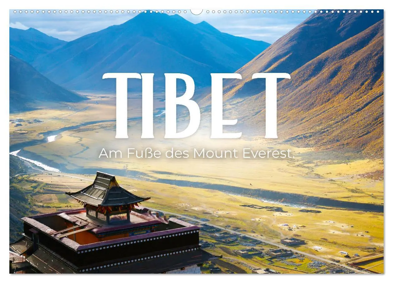 Cover: 9783457613672 | Tibet - Am Fuße des Mount Everest. (Wandkalender 2026 DIN A2 quer),...
