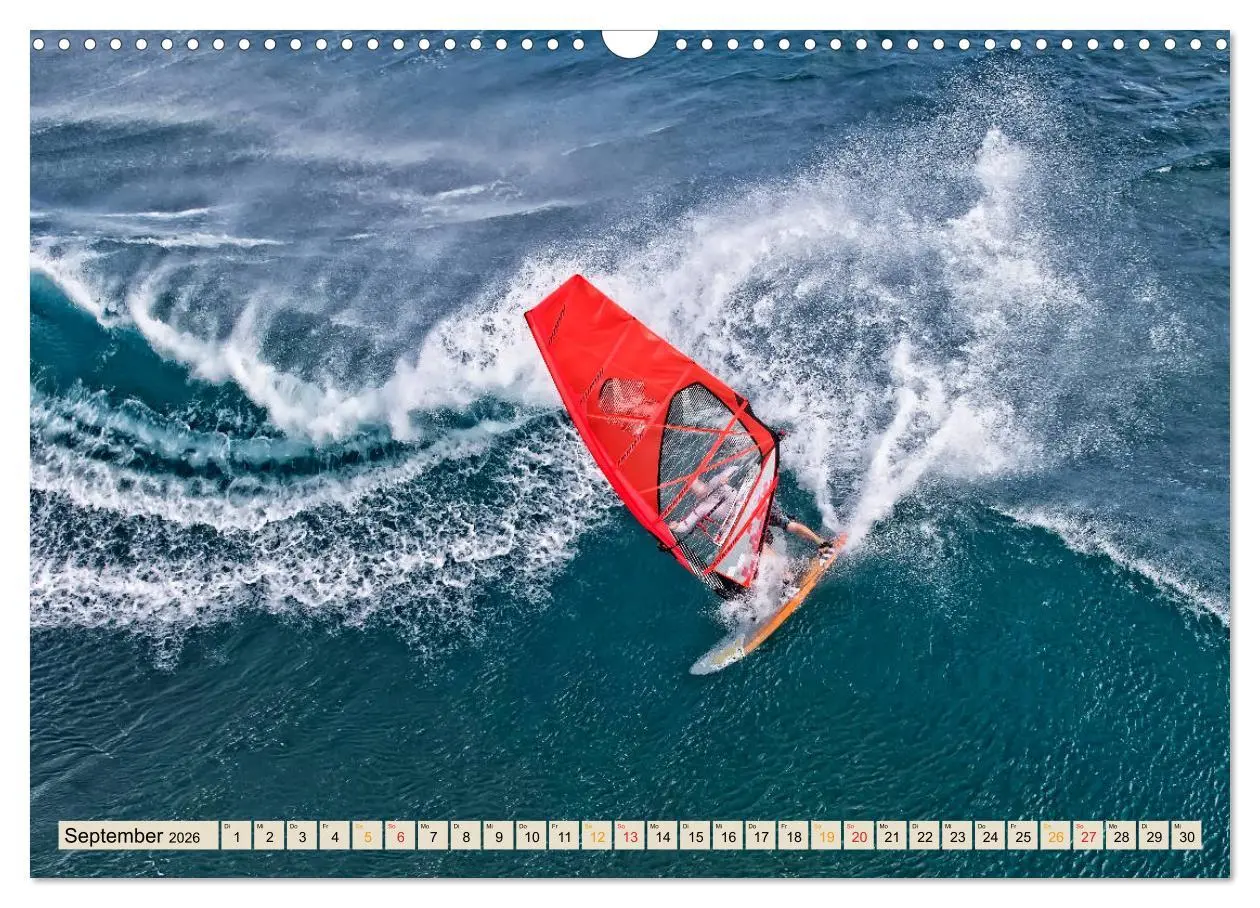 Bild: 9783457923672 | Windsurfing - extrem cool (Wandkalender 2026 DIN A3 quer), CALVENDO...