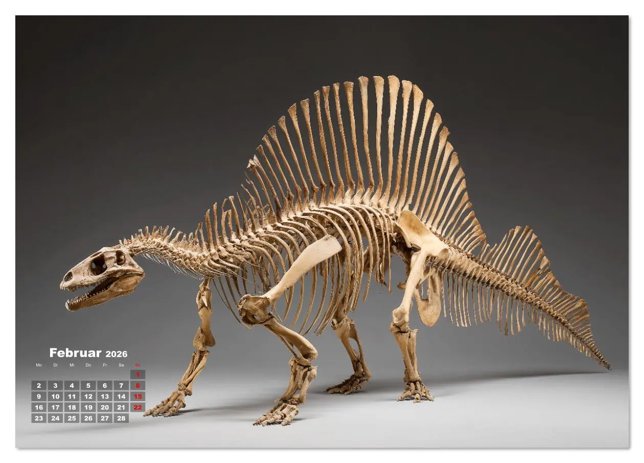 Bild: 9783516633672 | Knochen der Giganten - Dinosaurier im Porträt (Tischkalender 2026...
