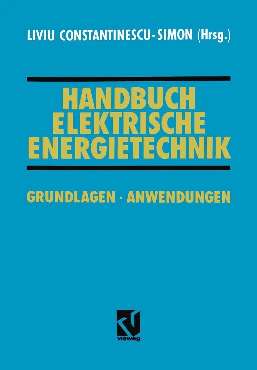 Cover: 9783528063672 | Handbuch Elektrische Energietechnik | Grundlagen · Anwendungen | Buch