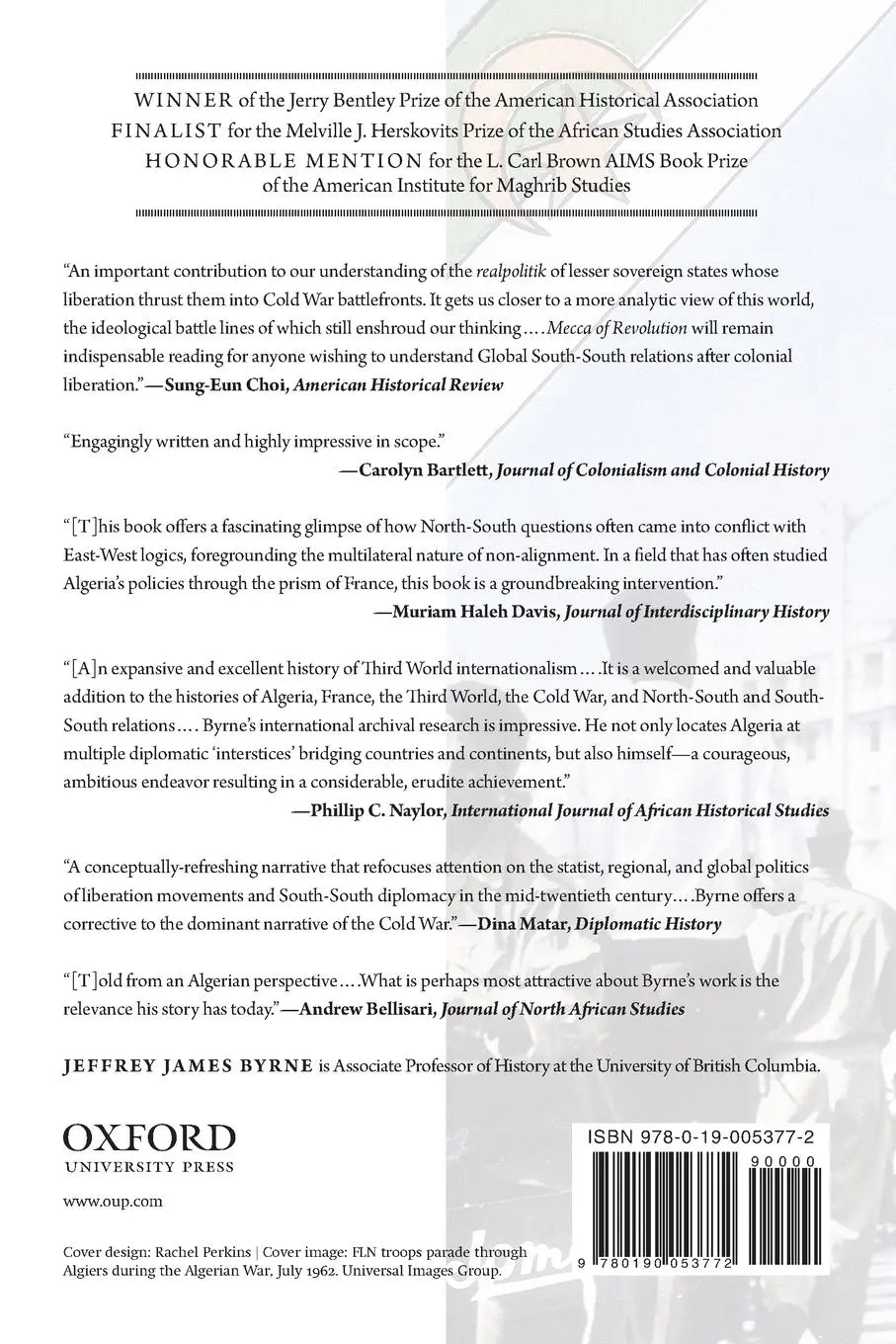 Rückseite: 9780190053772 | Mecca of Revolution | Jeffrey James Byrne | Taschenbuch | Englisch