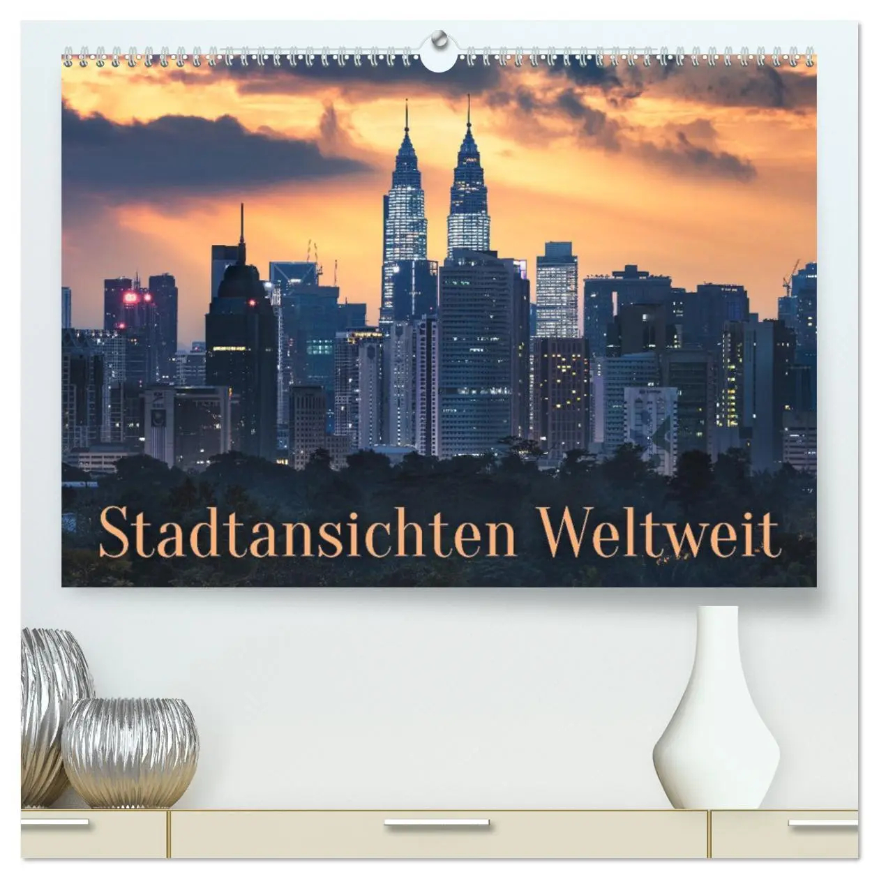 Cover: 9783457393772 | Stadtansichten Weltweit (hochwertiger Premium Wandkalender 2026 DIN...
