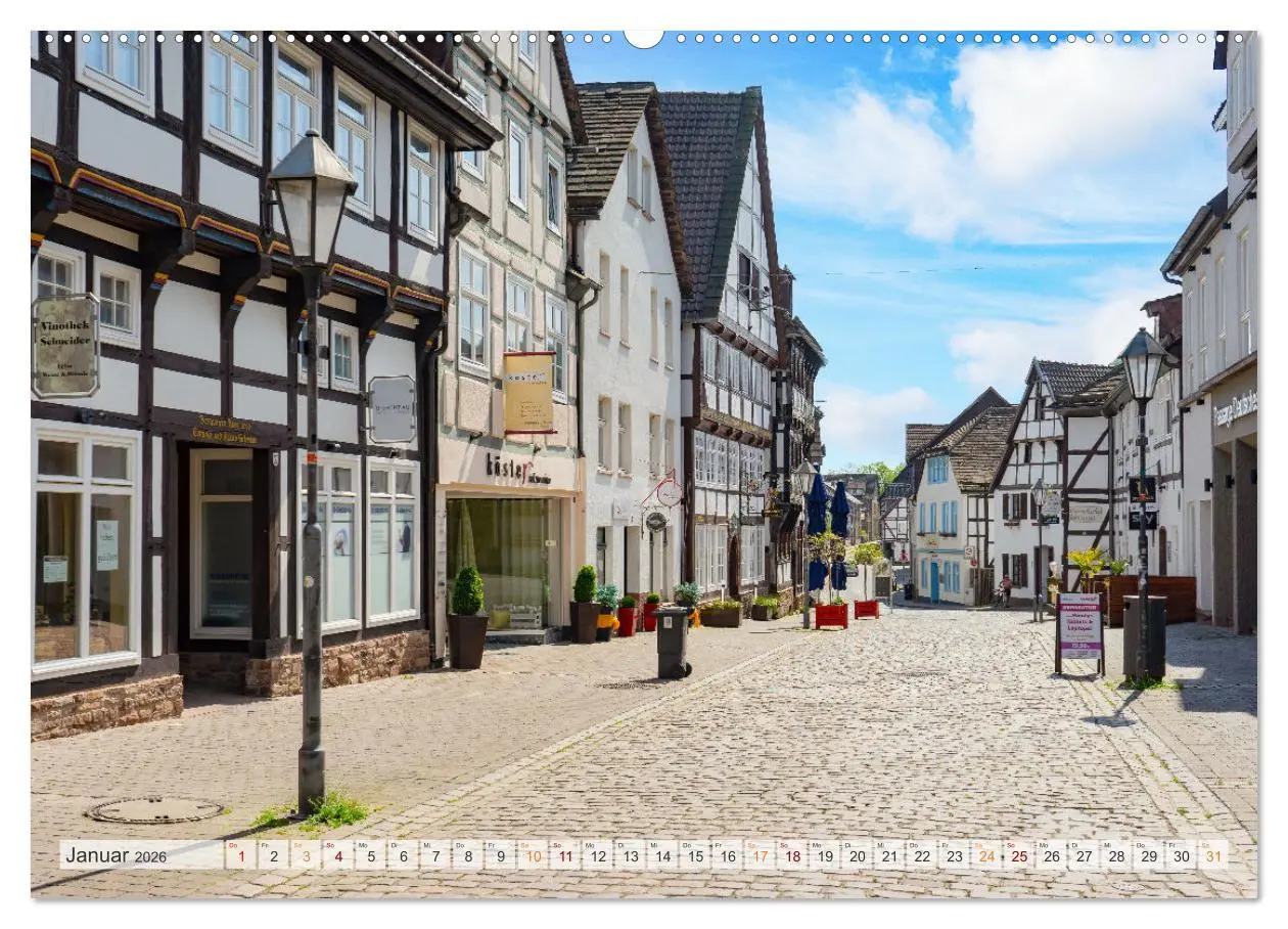 Bild: 9783457603772 | Höxter Impressionen (Wandkalender 2026 DIN A2 quer), CALVENDO...
