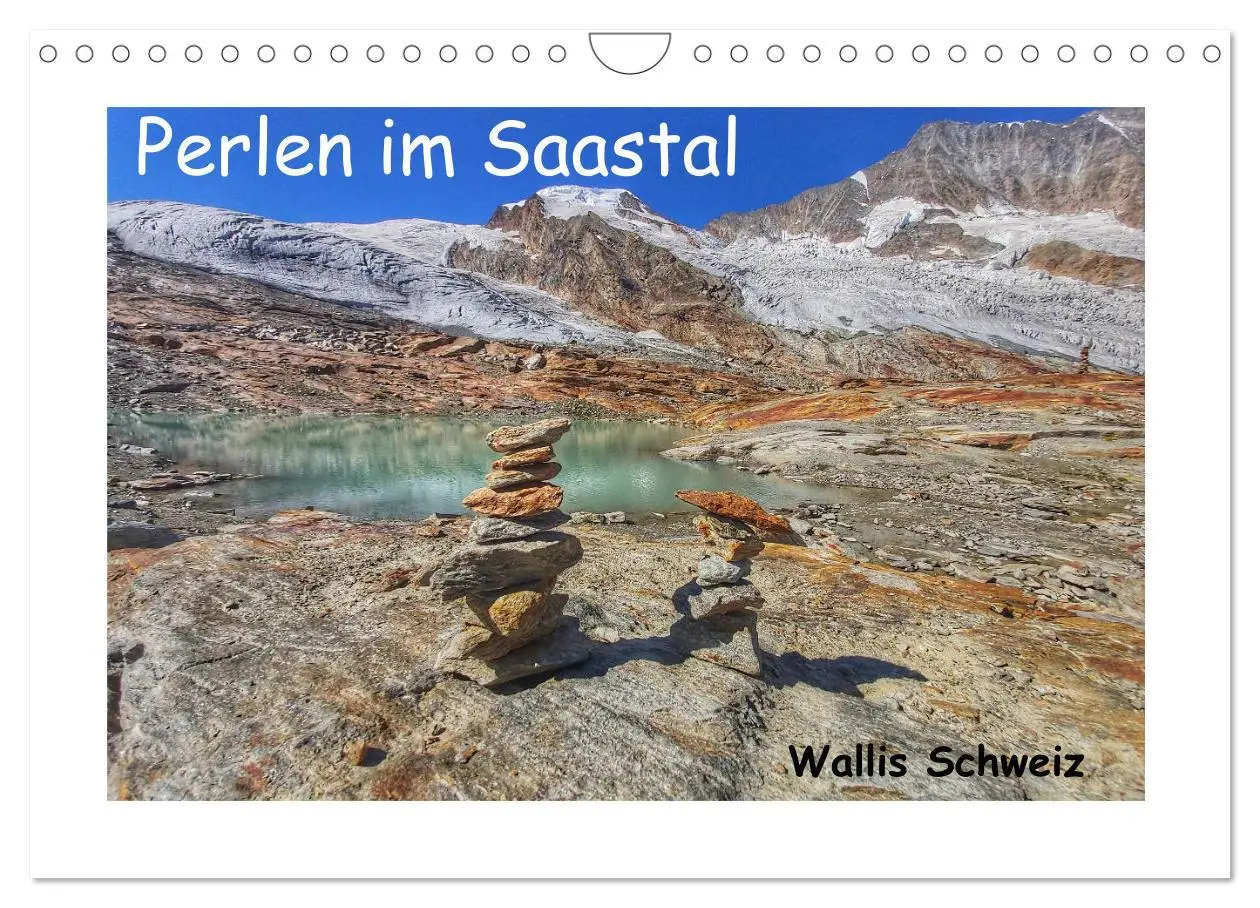 Cover: 9783457773772 | Perlen im Saastal Wallis Schweiz (Wandkalender 2026 DIN A4 quer),...