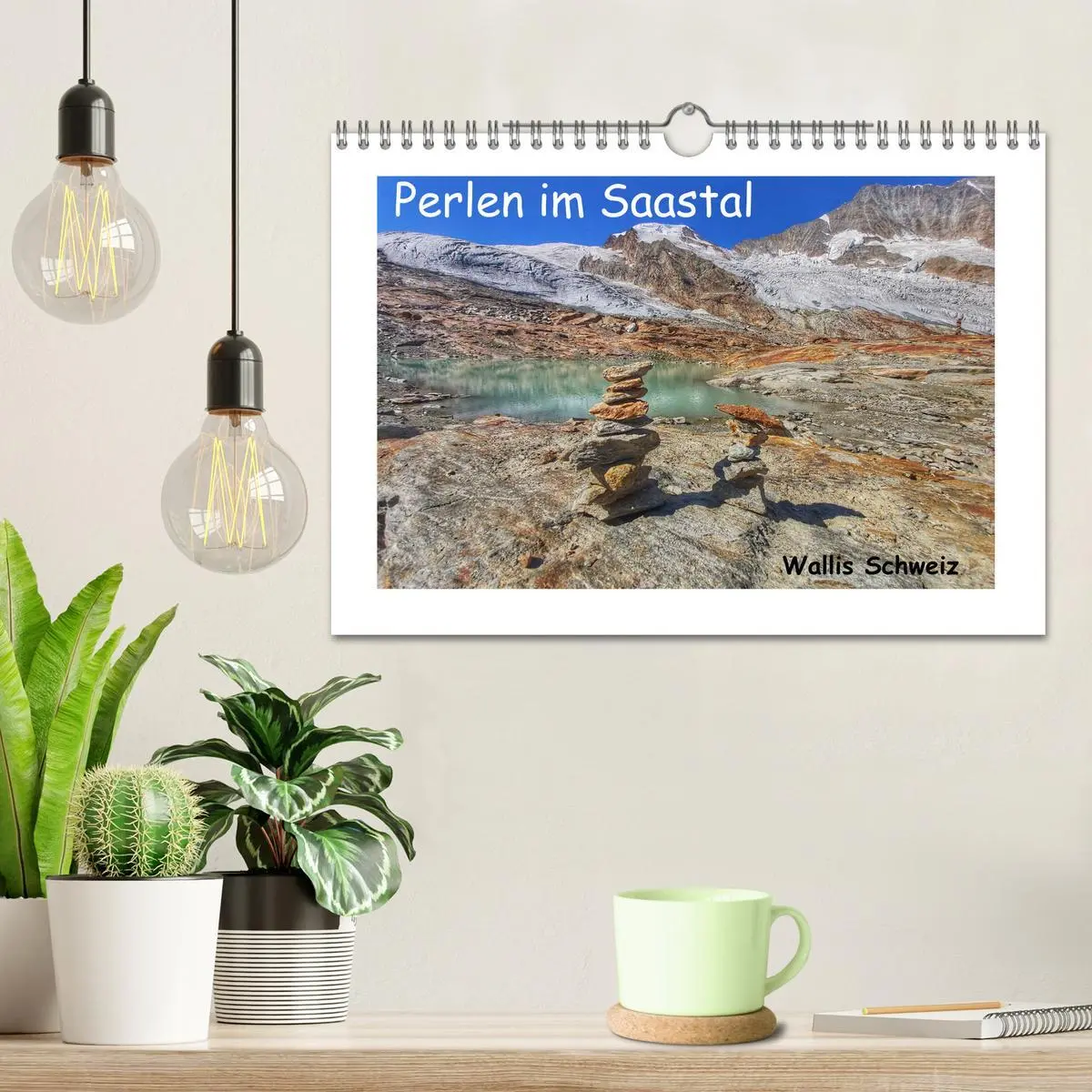 Bild: 9783457773772 | Perlen im Saastal Wallis Schweiz (Wandkalender 2026 DIN A4 quer),...