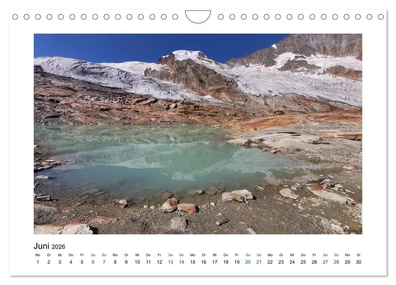 Bild: 9783457773772 | Perlen im Saastal Wallis Schweiz (Wandkalender 2026 DIN A4 quer),...