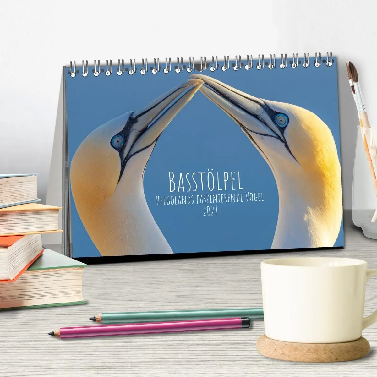 Bild: 9783516863772 | Basstölpel - Helgolands faszinierende Vögel (Tischkalender 2027 DIN...