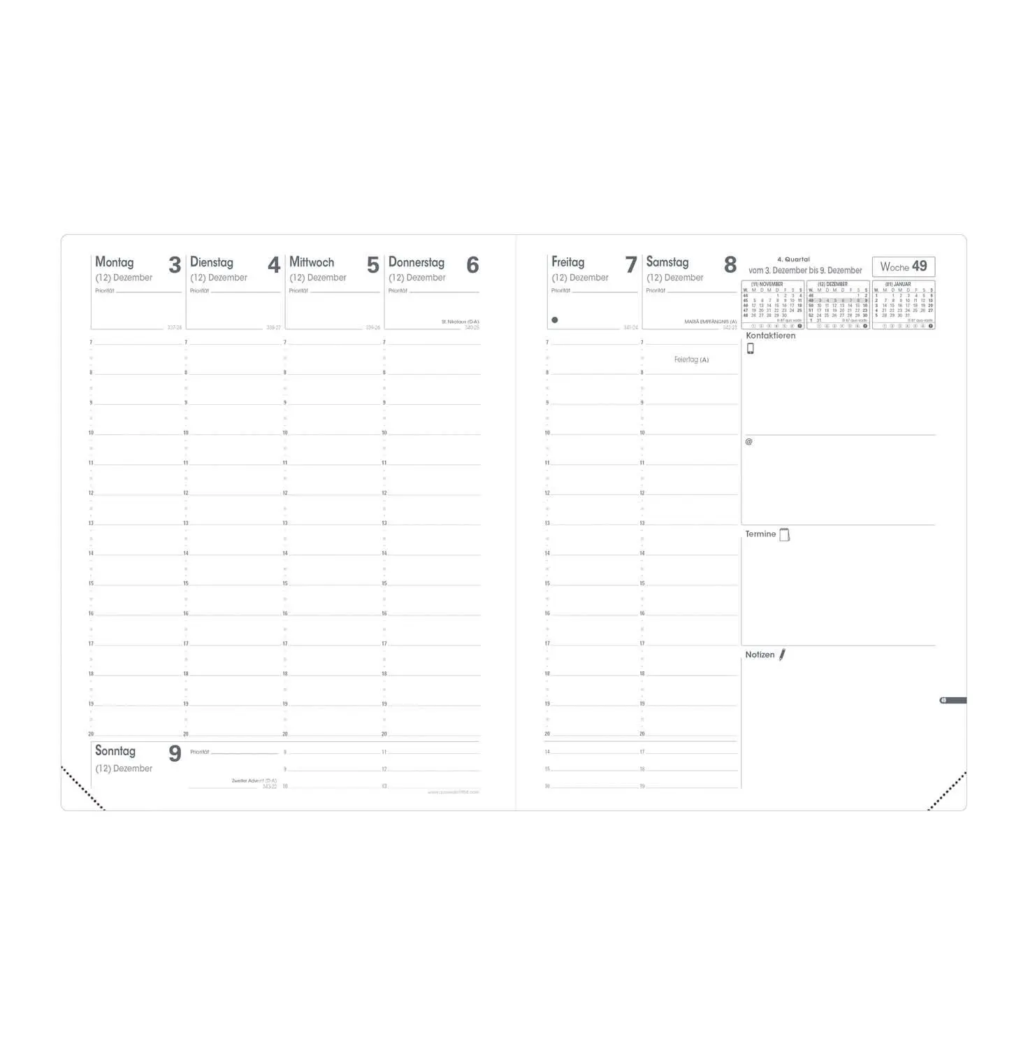 Cover: 3371010123872 | Einlage Pre 777 2026 | Kalendereinlage | Quo Vadis | Kalender | 2026
