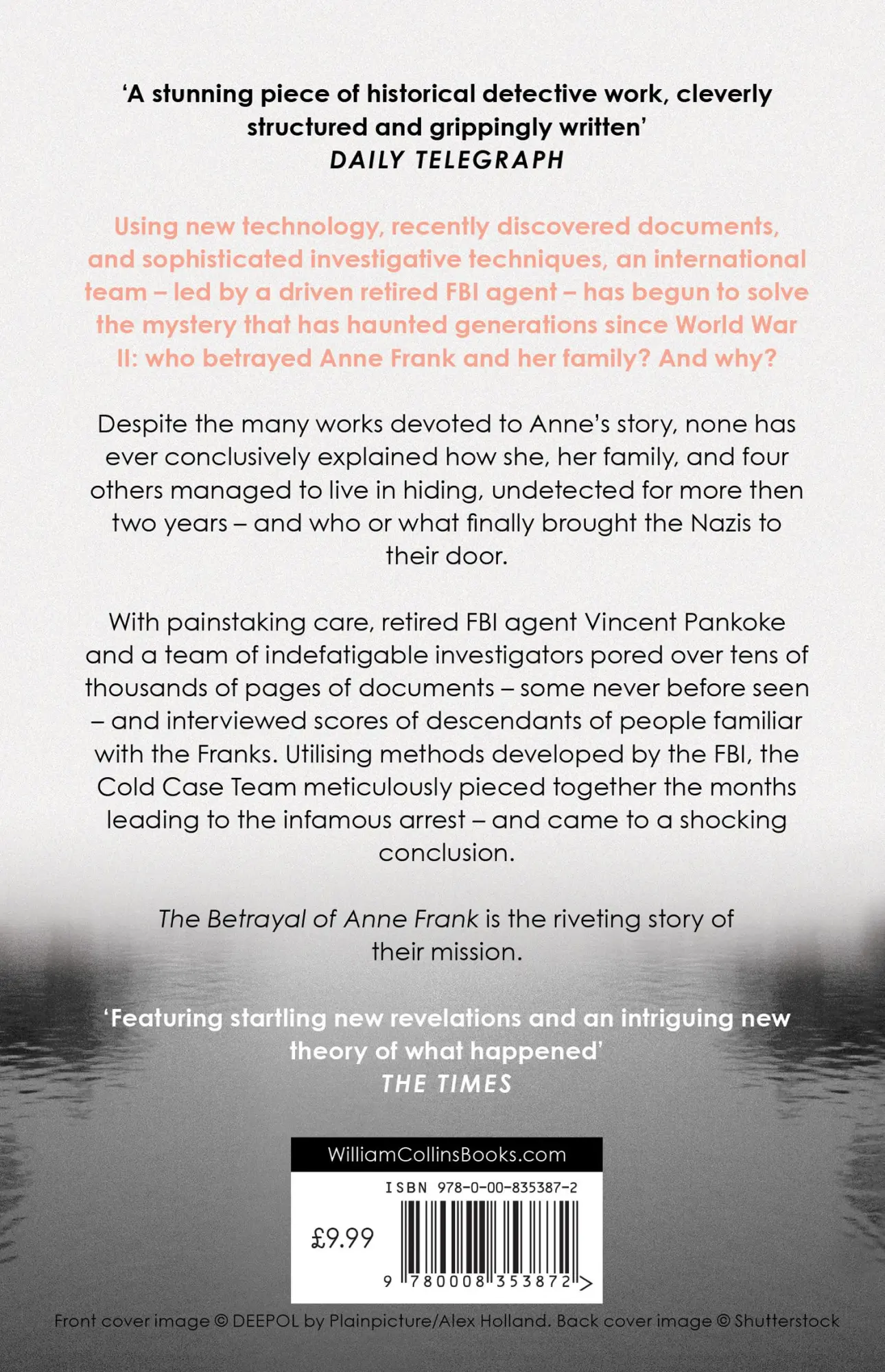 Rückseite: 9780008353872 | The Betrayal of Anne Frank | A Cold Case Investigation | Sullivan