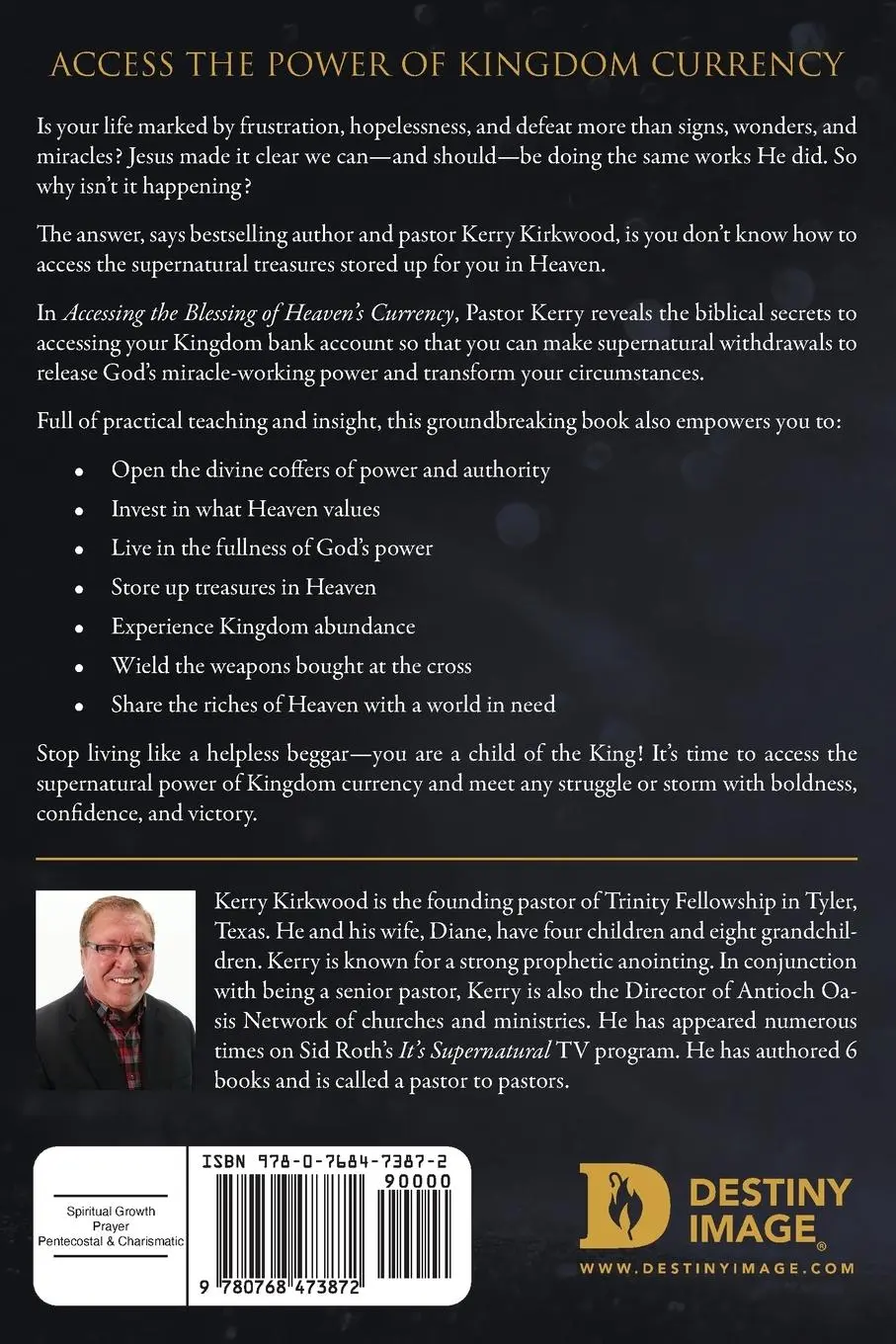 Rückseite: 9780768473872 | Accessing the Blessing of Heaven's Currency | Kerry Kirkwood | Buch