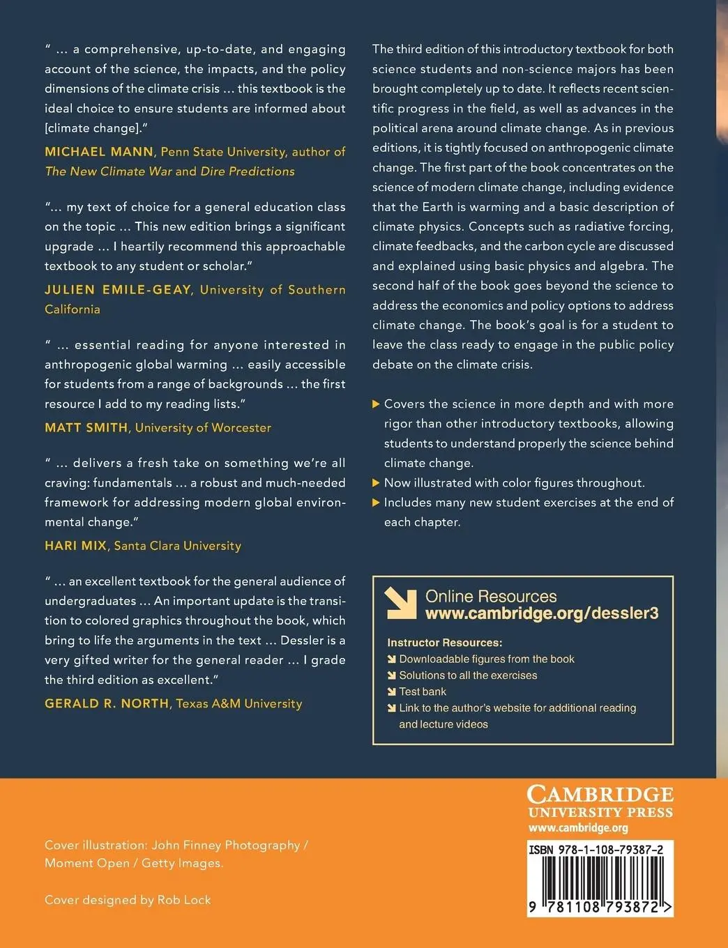 Rückseite: 9781108793872 | Introduction to Modern Climate Change | Andrew E. Dessler | Buch