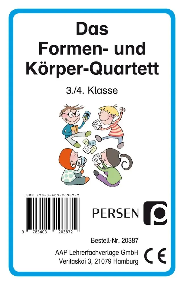 Cover: 9783403203872 | Das Formen- und Körper-Quartett (Kartenspiel) | (3. und 4. Klasse)