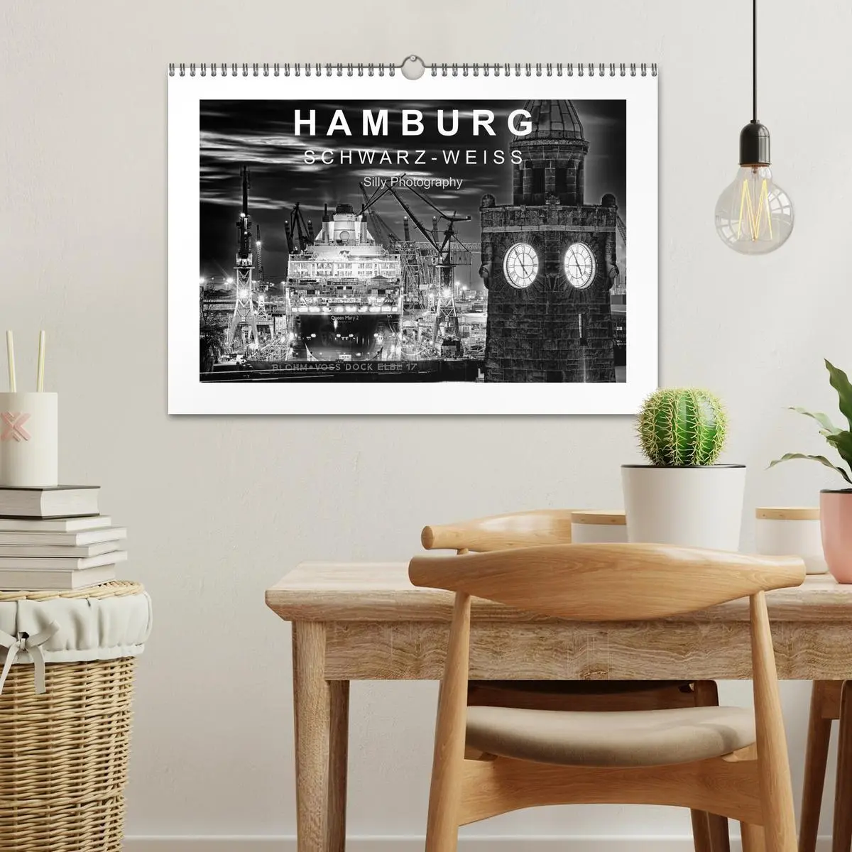 Bild: 9783516093872 | Hamburg in schwarz-weiss (Wandkalender 2026 DIN A3 quer), CALVENDO...