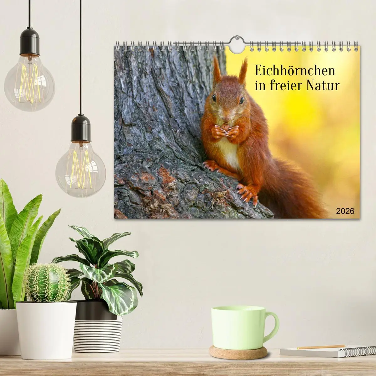 Bild: 9783516233872 | Eichhörnchen in freier Natur (Wandkalender 2026 DIN A4 quer),...