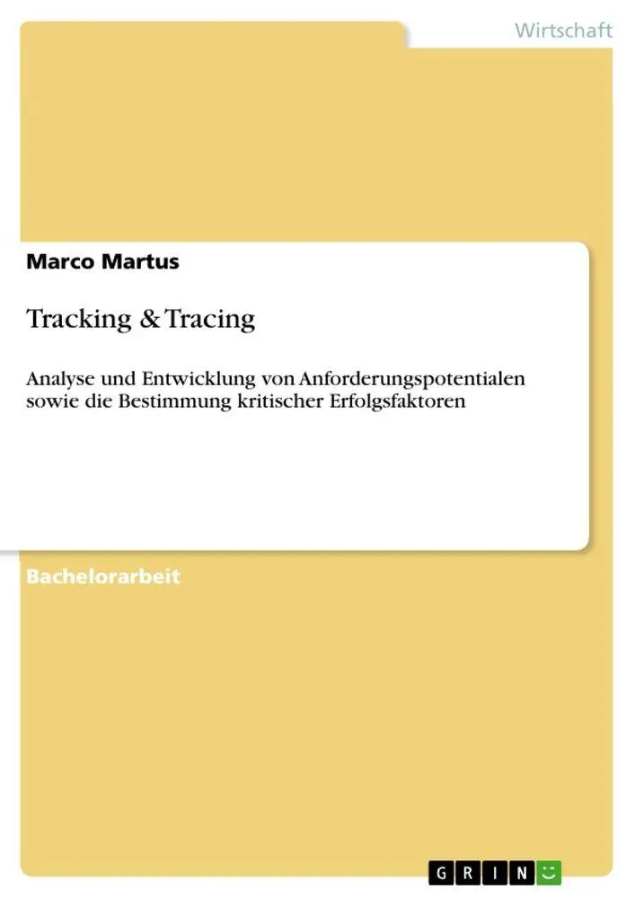 Cover: 9783656513872 | Tracking &amp; Tracing | Marco Martus | Taschenbuch | 88 S. | Deutsch