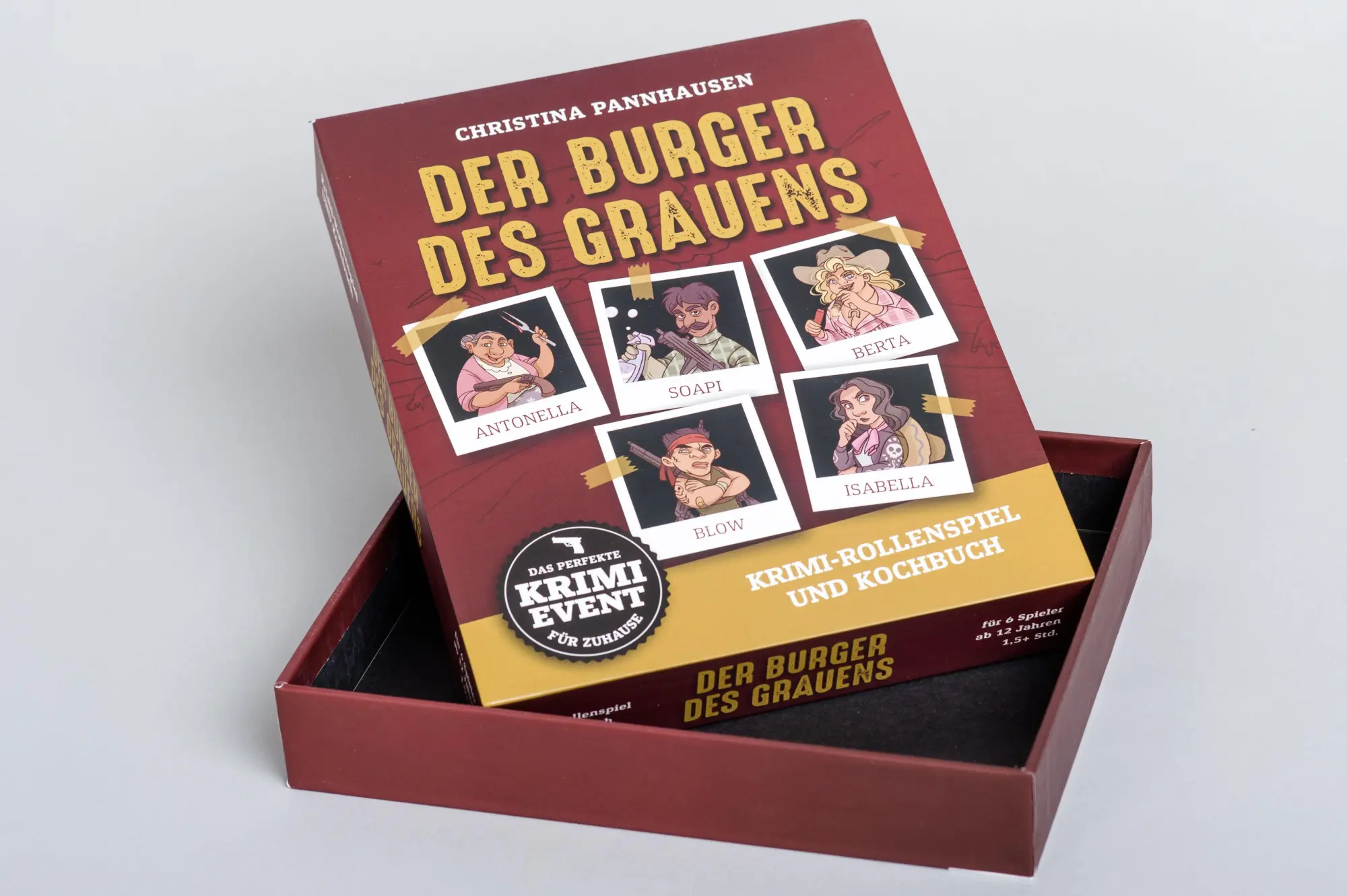 Bild: 9783809443872 | Der Burger des Grauens. Krimidinner-Rollenspiel und Kochbuch. Für 6...
