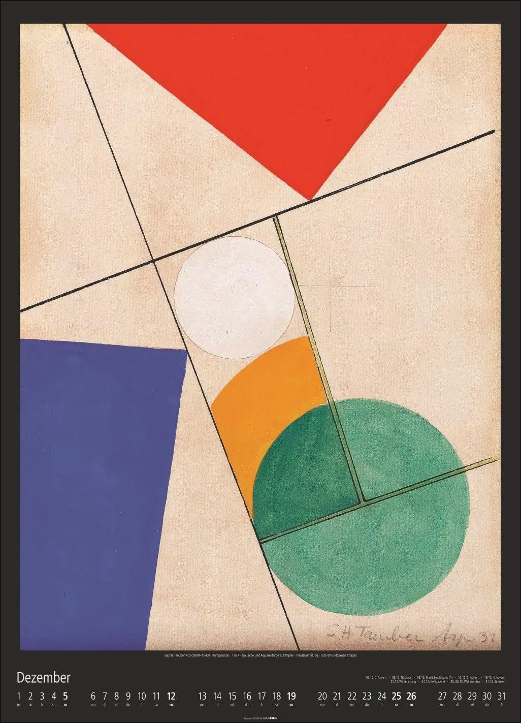 Bild: 9783839903872 | World of Art Kalender 2027 | Klint | Kalender | Spiralbindung | 14 S.