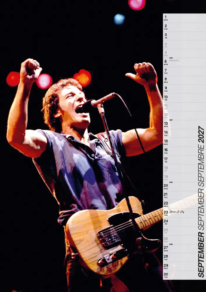 Bild: 9798893613872 | Bruce Springsteen Kalender 2027 | Bruce Springsteen | Kalender | 14 S.