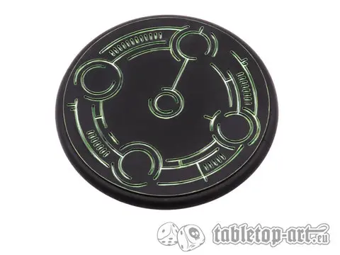 Cover: 704270723972 | Crystal Tech Bases BLANK - 120mm Round Lip | Tabletop-Art