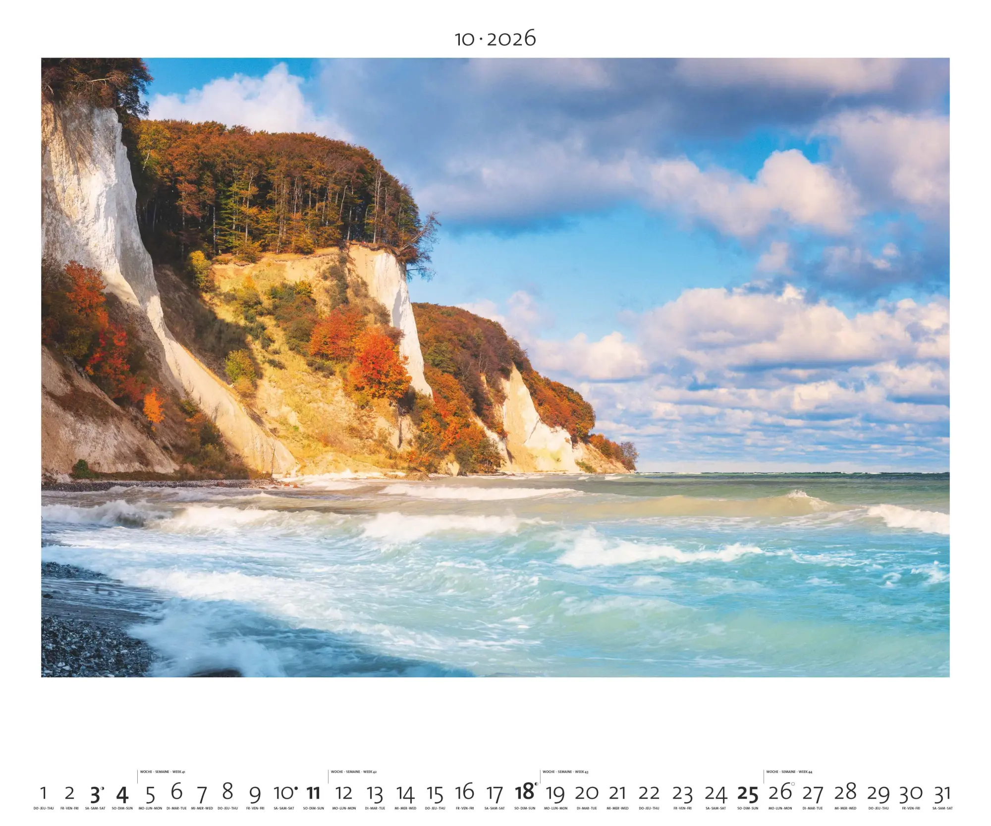 Bild: 4069095003972 | Nordisches Licht 2026 - Bild-Kalender - Poster-Kalender - 60x50 | Dörr