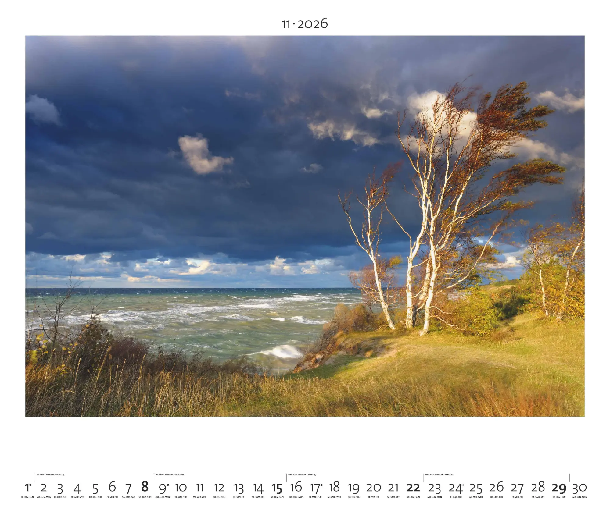 Bild: 4069095003972 | Nordisches Licht 2026 - Bild-Kalender - Poster-Kalender - 60x50 | Dörr