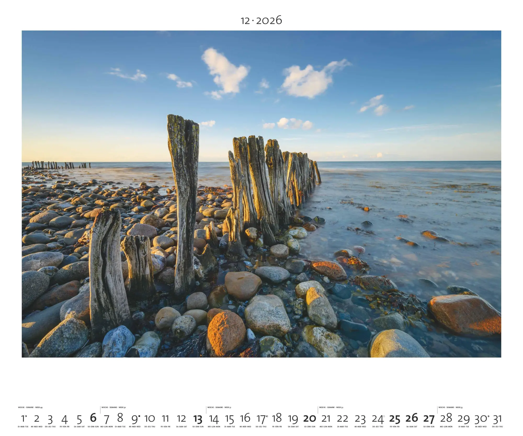 Bild: 4069095003972 | Nordisches Licht 2026 - Bild-Kalender - Poster-Kalender - 60x50 | Dörr