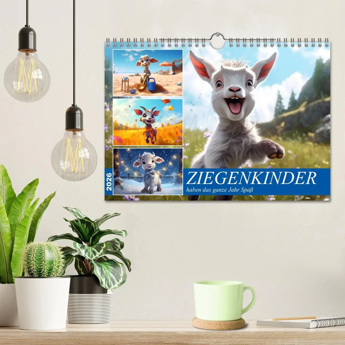 Bild: 9783457373972 | Ziegenkinder haben das ganze Jahr Spaß (Wandkalender 2026 DIN A4...