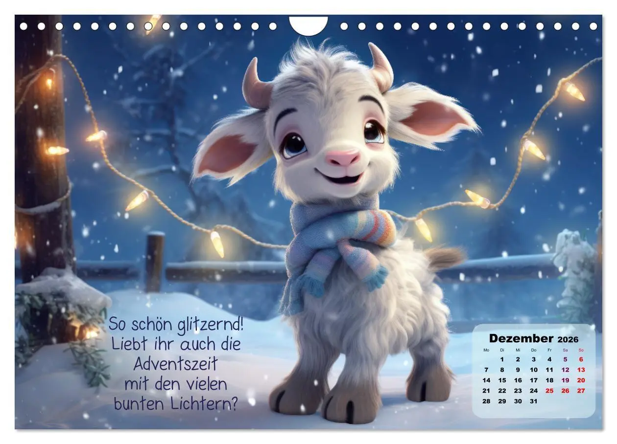 Bild: 9783457373972 | Ziegenkinder haben das ganze Jahr Spaß (Wandkalender 2026 DIN A4...