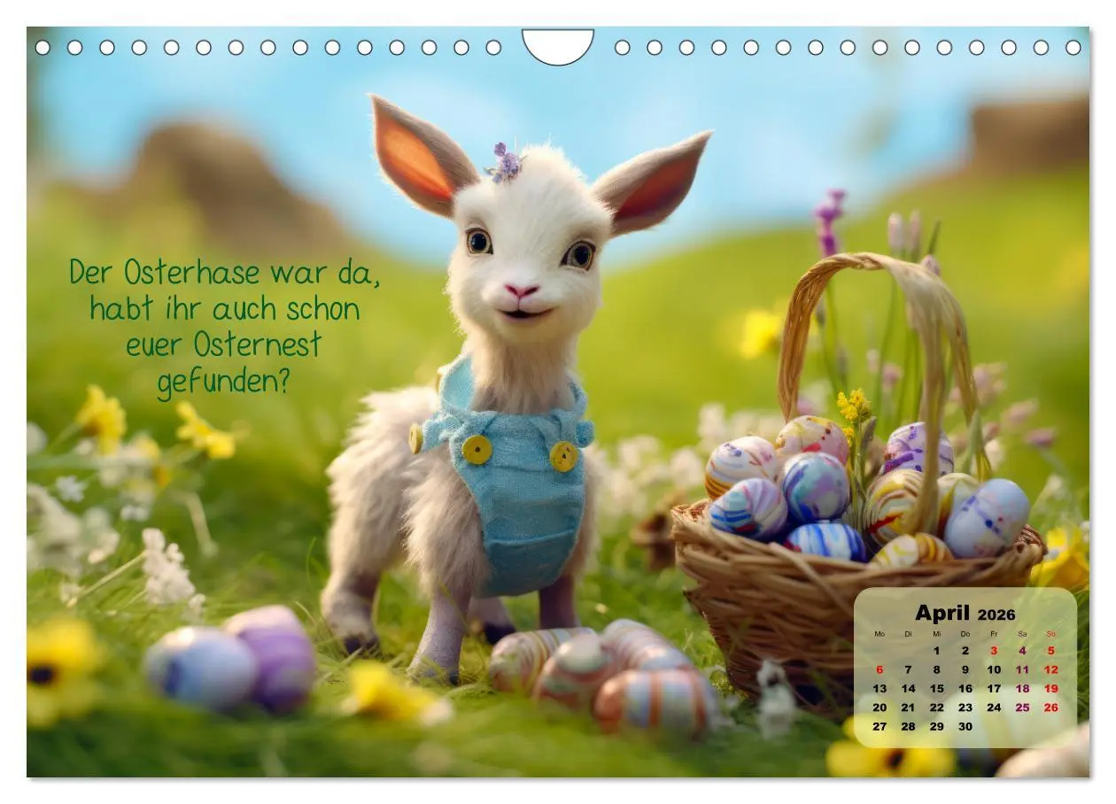 Bild: 9783457373972 | Ziegenkinder haben das ganze Jahr Spaß (Wandkalender 2026 DIN A4...