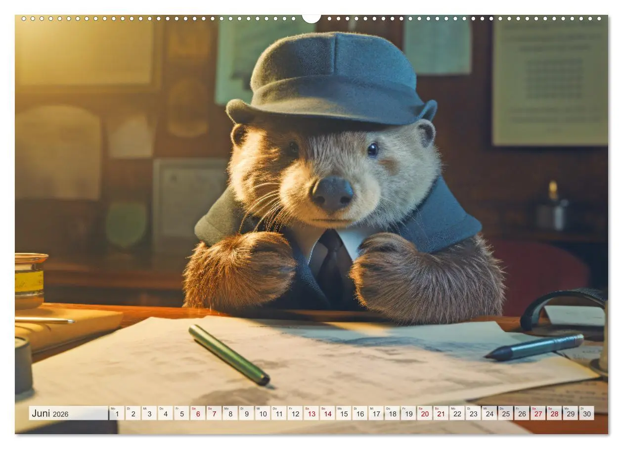 Bild: 9783457513972 | Otter bei der Arbeit (hochwertiger Premium Wandkalender 2026 DIN A2...