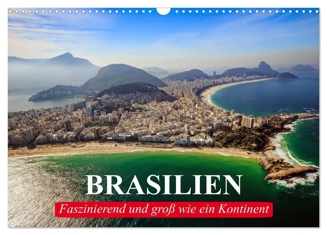 Cover: 9783457993972 | Brasilien. Faszinierend und groß wie ein Kontinent (Wandkalender...