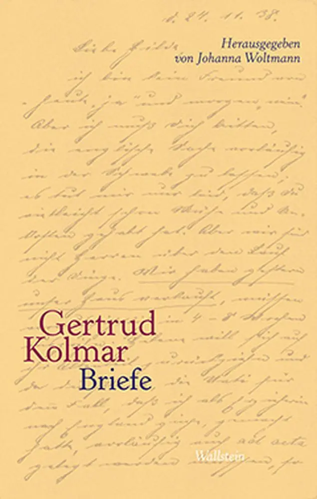 Cover: 9783835313972 | Briefe | Gertrud Kolmar | Buch | 324 S. | Deutsch | 2014