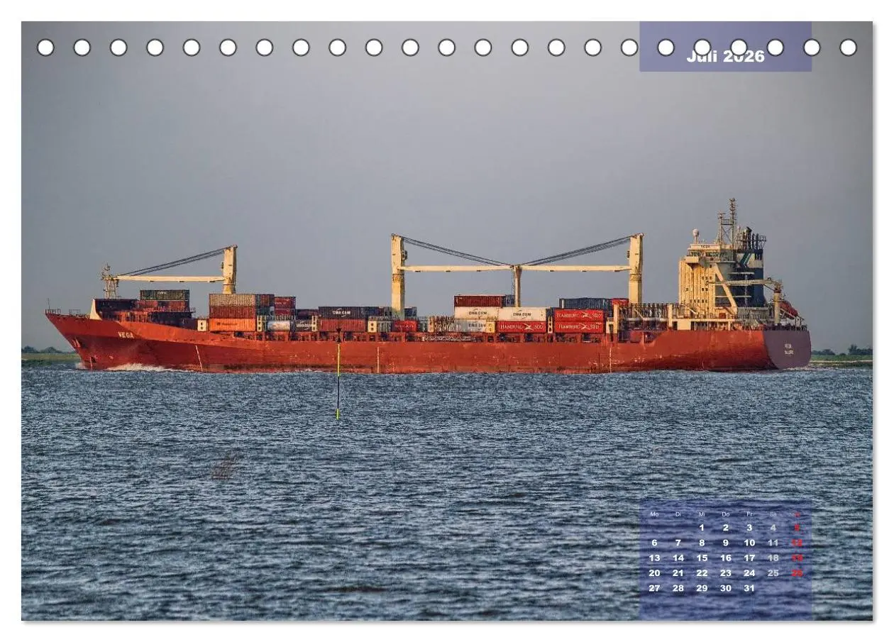 Bild: 9783516114072 | Faszination Seefahrt (Tischkalender 2026 DIN A5 quer), CALVENDO...