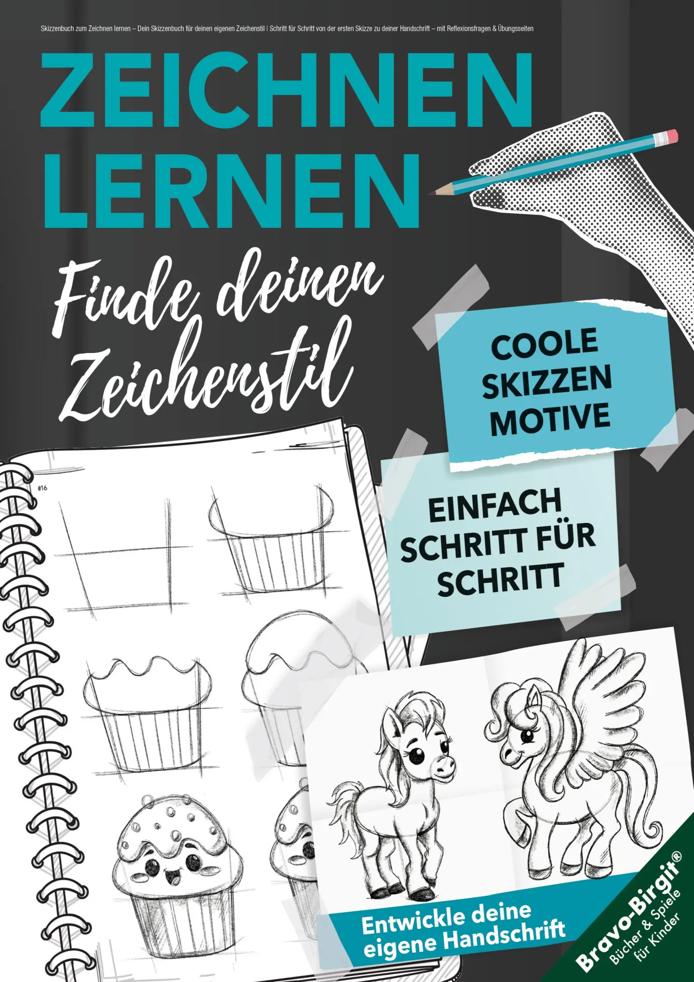 Cover: 9783691044072 | Skizzenbuch zum Zeichnen lernen - Dein Skizzenbuch für deinen...