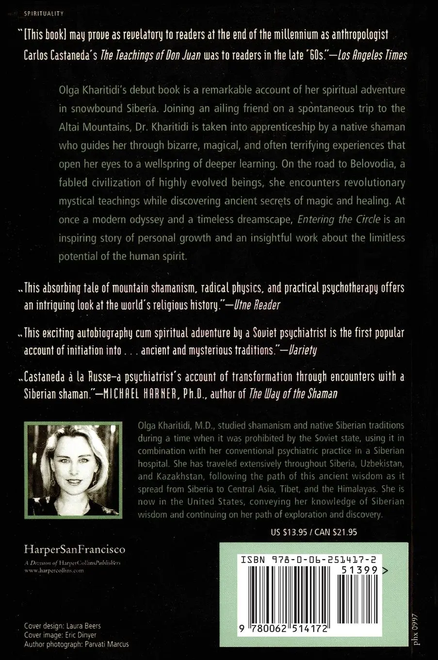 Rückseite: 9780062514172 | Entering the Circle | Olga Kharitidi | Taschenbuch | Englisch | 2023