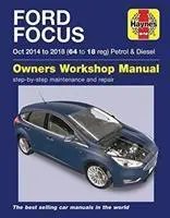 Cover: 9781785214172 | Ford Focus Petrol &amp; Diesel 64 to 18 (Oct 14 – 18) Haynes Repair Manual