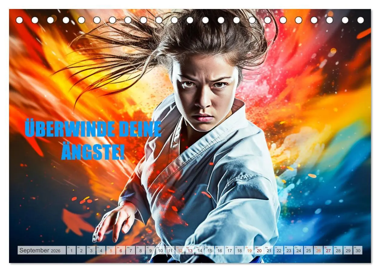 Bild: 9783457494172 | Judo und Motivation (Tischkalender 2026 DIN A5 quer), CALVENDO...
