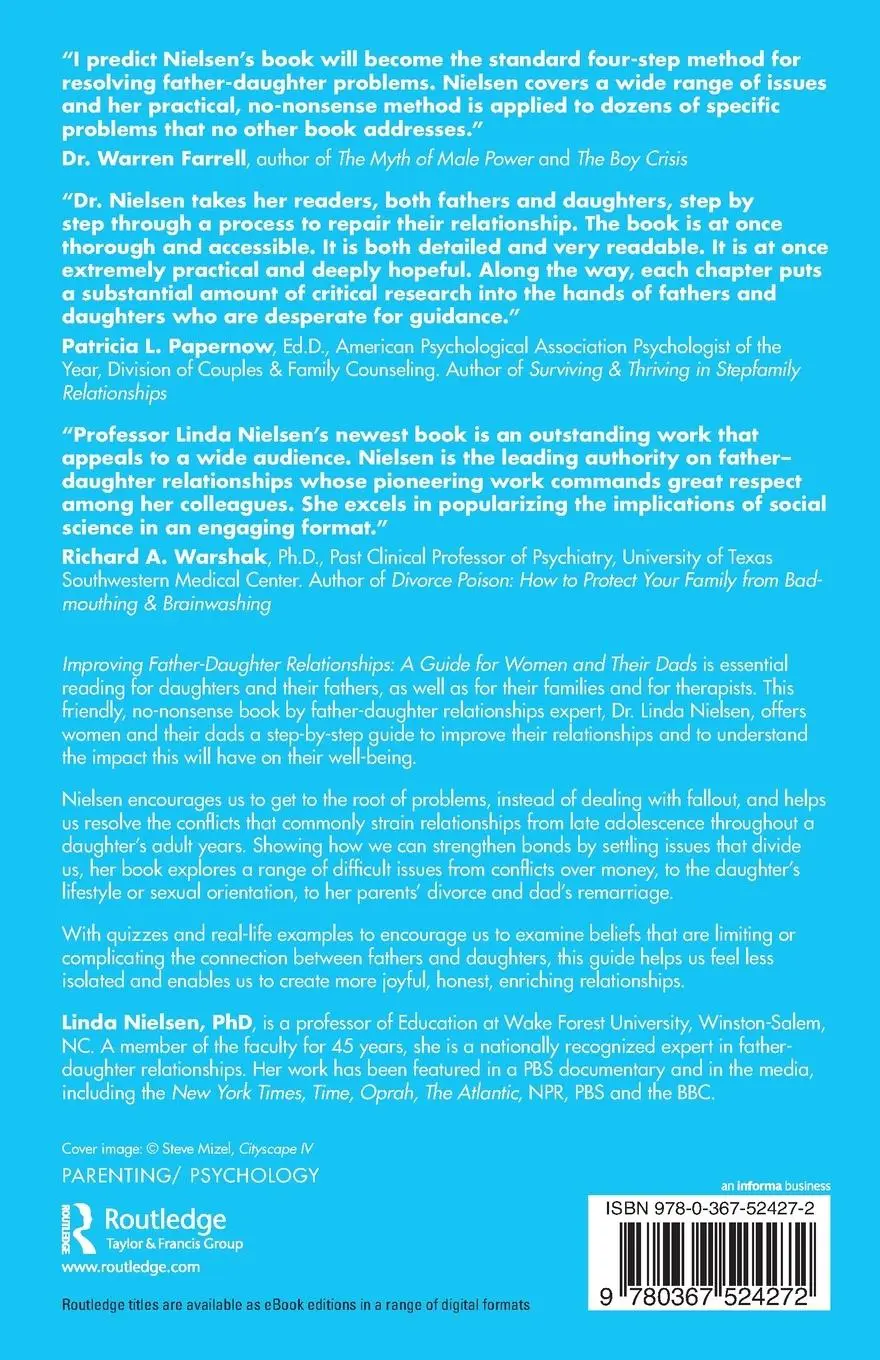 Rückseite: 9780367524272 | Improving Father-Daughter Relationships | Linda Nielsen | Taschenbuch