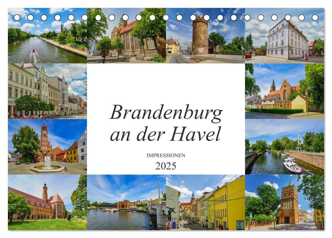 Cover: 9783435224272 | Brandenburg an der Havel Impressionen (Tischkalender 2025 DIN A5...