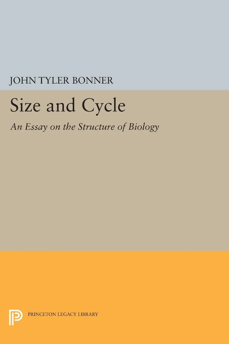 Cover: 9780691624372 | Size and Cycle | An Essay on the Structure of Biology | Bonner | Buch