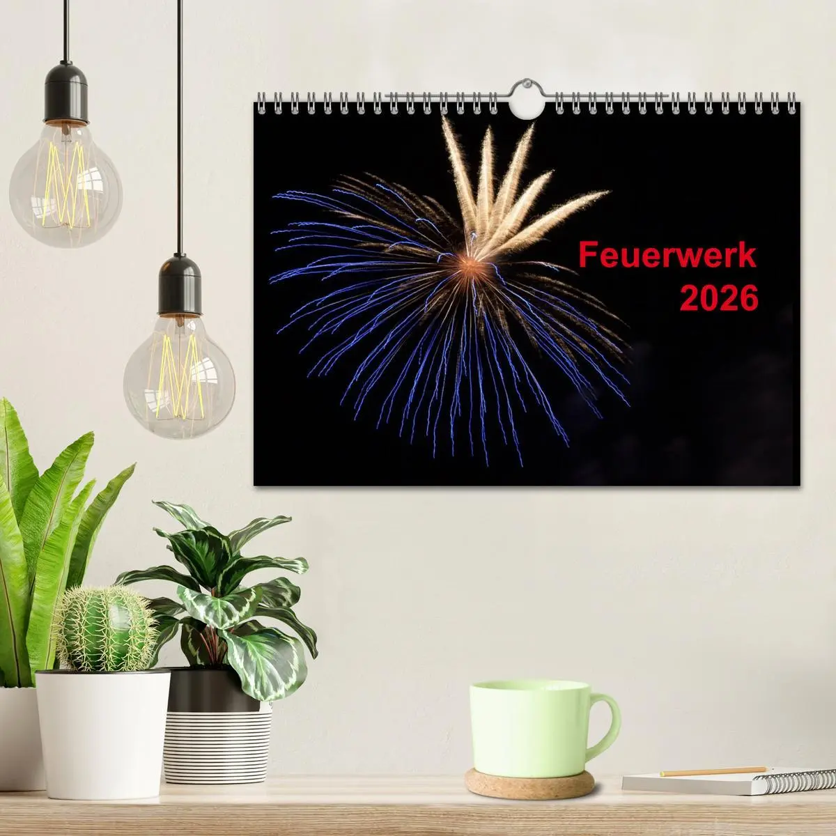 Bild: 9783516184372 | Feuerwerk (Wandkalender 2026 DIN A4 quer), CALVENDO Monatskalender