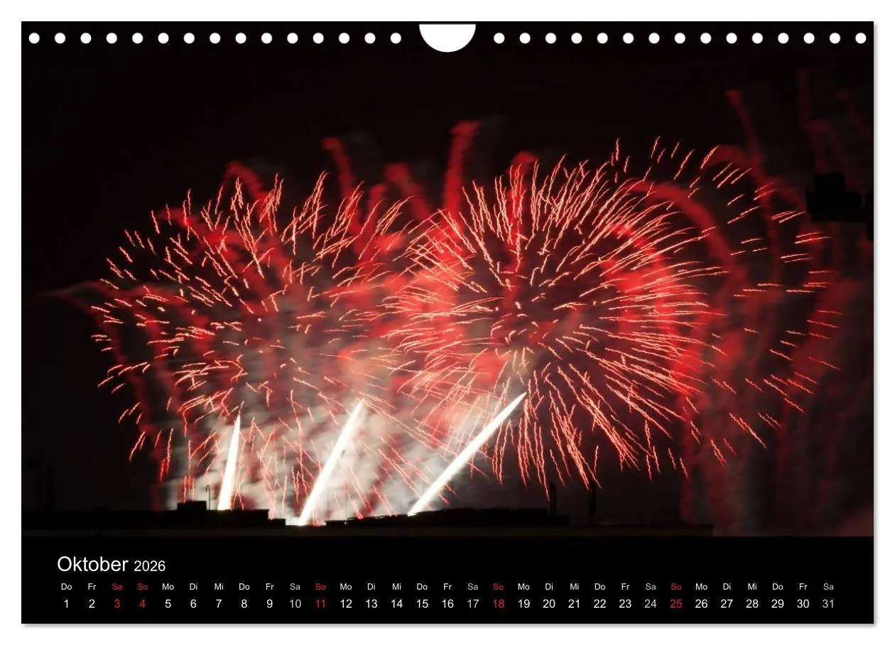 Bild: 9783516184372 | Feuerwerk (Wandkalender 2026 DIN A4 quer), CALVENDO Monatskalender